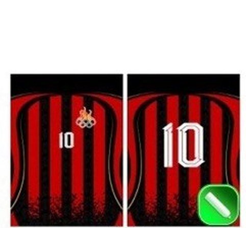 Diseño de uniforme deportivo incluido en el pack