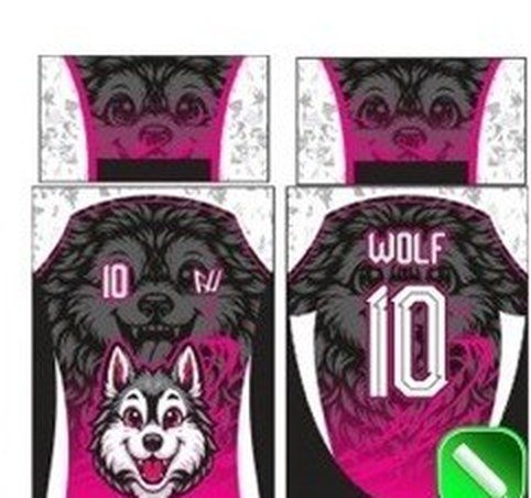 Diseño de uniforme deportivo incluido en el pack