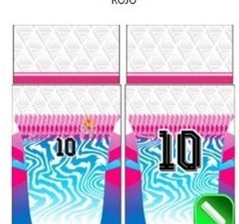 Diseño de uniforme deportivo incluido en el pack